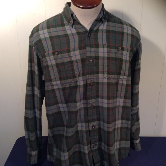 Duluth Trading Co Men’s flannel shirt size medium - Picture 7 of 7